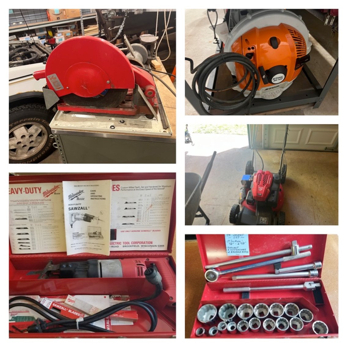 Image for Manitowish Waters July 28 ** Tools, Boats, Snowmobiles, SUV, Home Contents, Pool Table, Antiques, Sporting Goods & more!