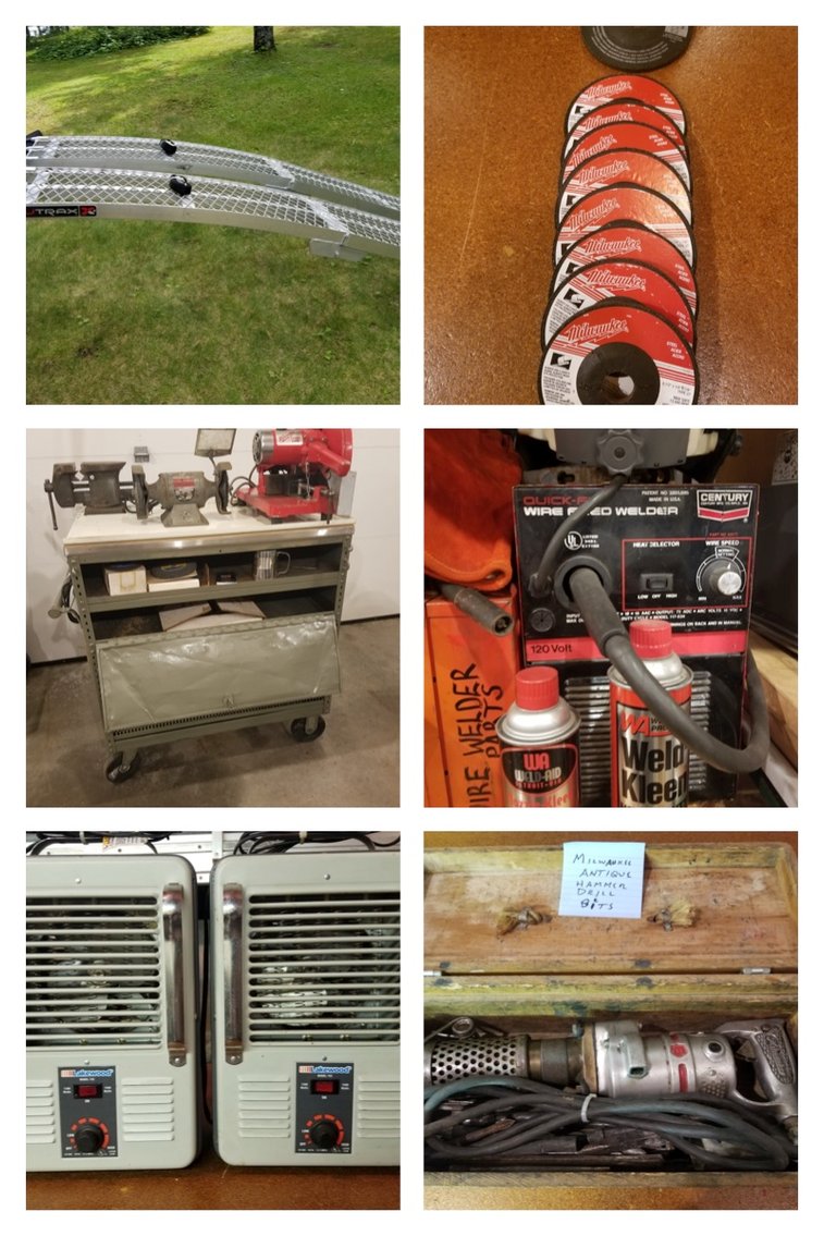 Image for Manitowish Waters July 28 ** Tools, Boats, Snowmobiles, SUV, Home Contents, Pool Table, Antiques, Sporting Goods & more!