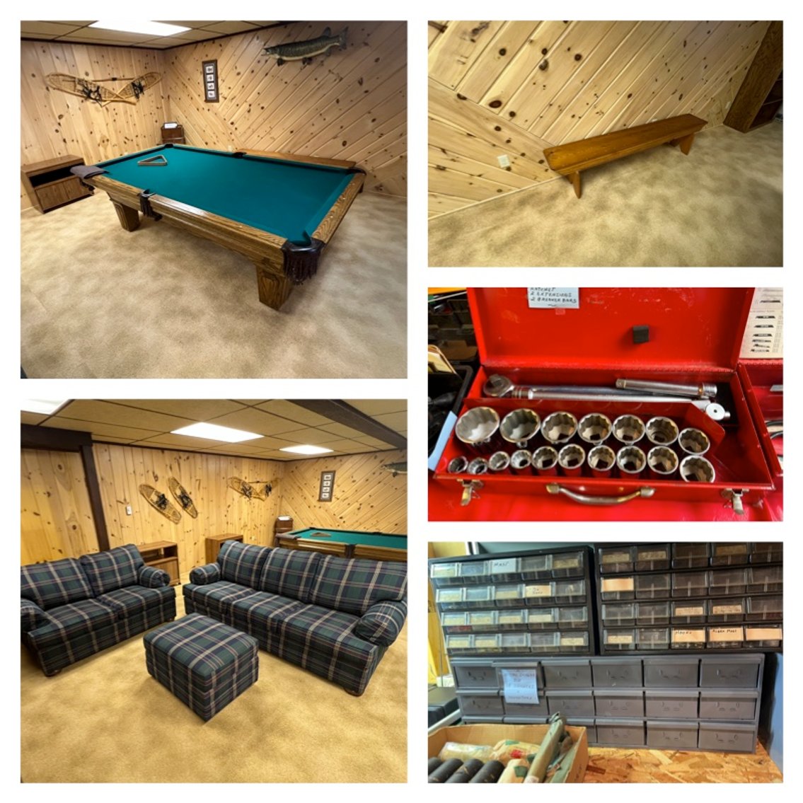 Image for Manitowish Waters July 28 ** Tools, Boats, Snowmobiles, SUV, Home Contents, Pool Table, Antiques, Sporting Goods & more!