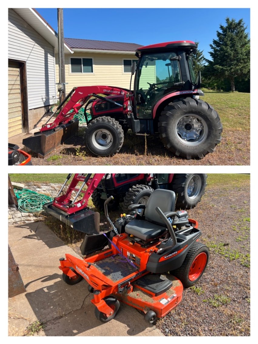 Image for Bessemer, MI ** Mahindra 4x4 tractor, Kubota Zero Turn Mower, Tools, Machinery, Saw Mill, Home Contents, Sporting Good & More!