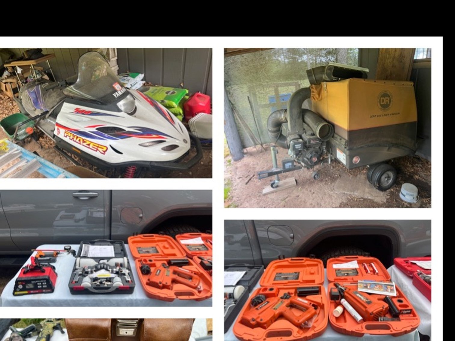 Image for Tomahawk, WI ** JD Backhoe, Zero Turn Mower, Tools, Guns, Trailer, Sporting Goods