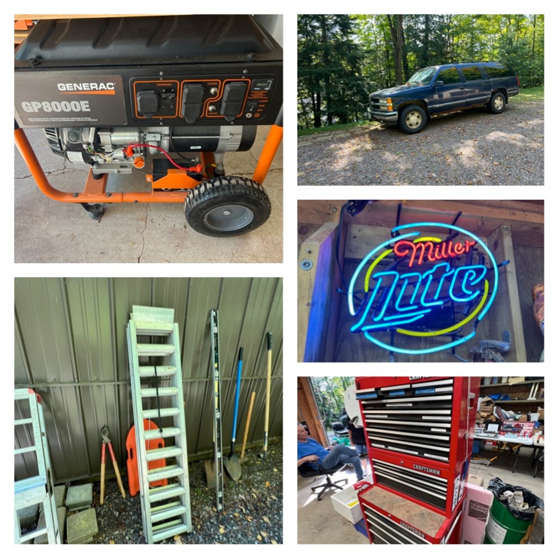 Image for Presque Isle, WI ** 26 firearms, Chevrolet Suburban, Tools, Sporting Goods, Home Contents, Antiques & more!