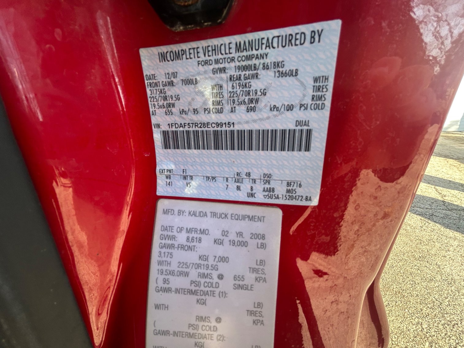 Image for 2008 Ford F-550