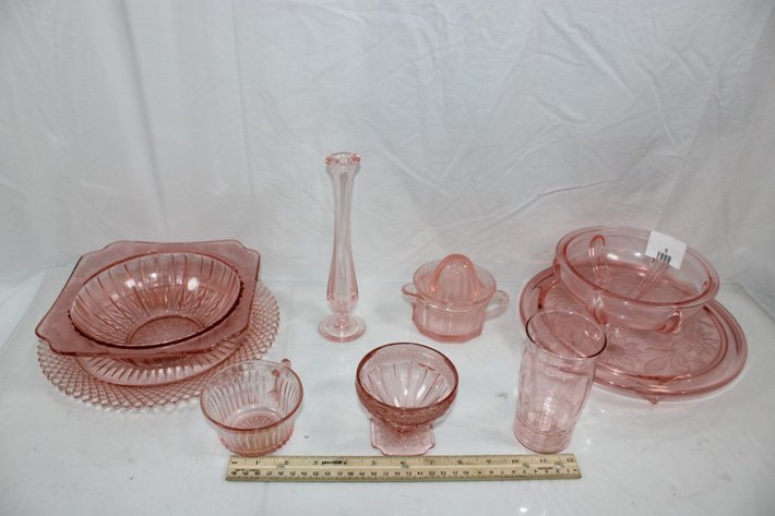 Image for Elegant Estate Auction – Sterling, Uranium & Depression Glass, Lenox, Fine Art, Antique Furniture, JD Mower, Tools & More