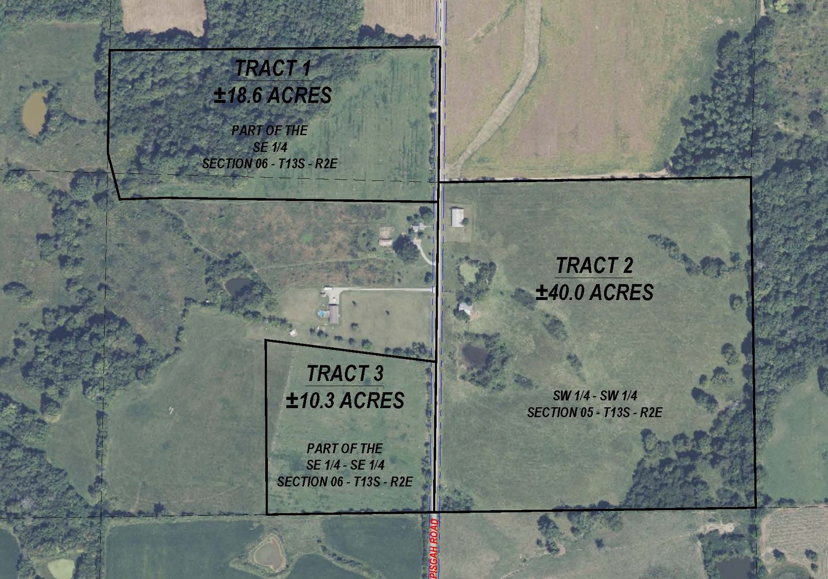 Image for LAND AUCTION - 68.9± ACRES IN 3 TRACTS WITH BARNS