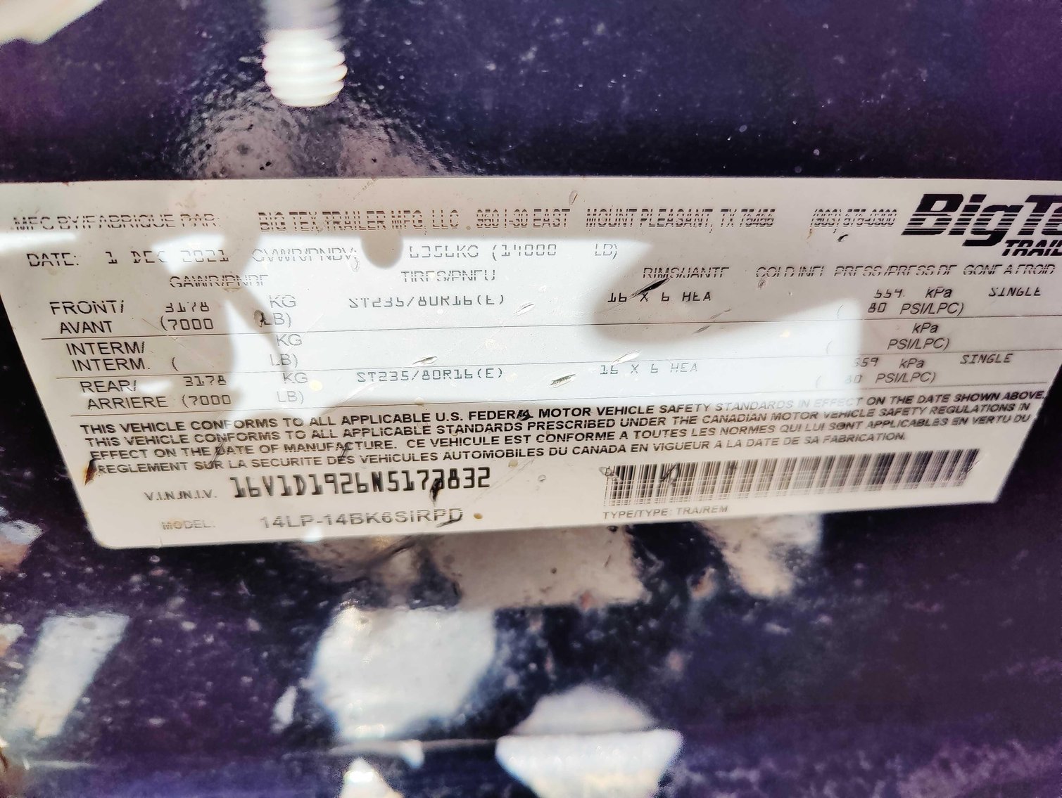 Image for 2022 BIG TEX LOW PROFILE DUMP TRAILER