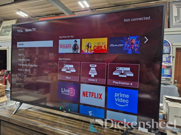 Image for TCL 75 INCH WIDE SCREEN FLAT PANEL TELEVISION