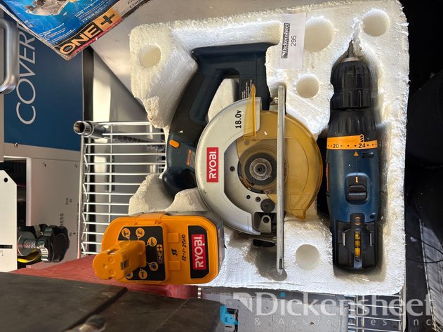 Image for RYOBI DRILL AND CIRCULAR SAW