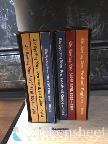 Image for PRO FOOTBALL BOOKS - QTY (6)