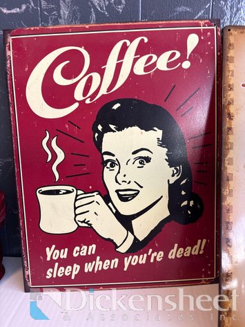 Image for LOT OF METAL SIGNS AND FRAMED PICTURES - QTY (3)