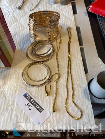 Image for GOLD TONE BRACELETS AND NECKLACES