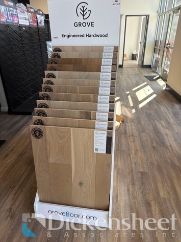 Image for GROVE & LW FLOORING HARDWOOD SAMPLES & RACK