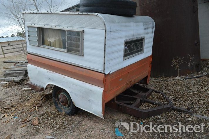 Image for CHEVROLET TRUCK BED TRAILER WITH CAMPER TOPPER