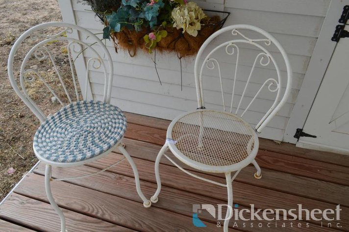 Image for LOT - KID SIZE OUTDOOR METAL CHAIRS