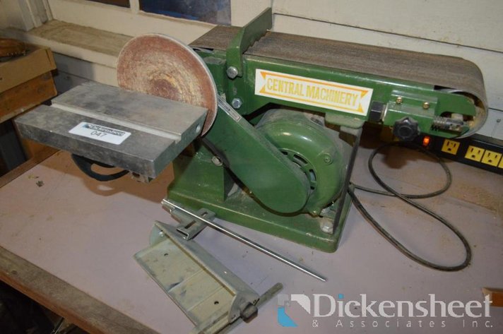 Image for CENTRAL MACHINERY BELT AND DISK SANDER