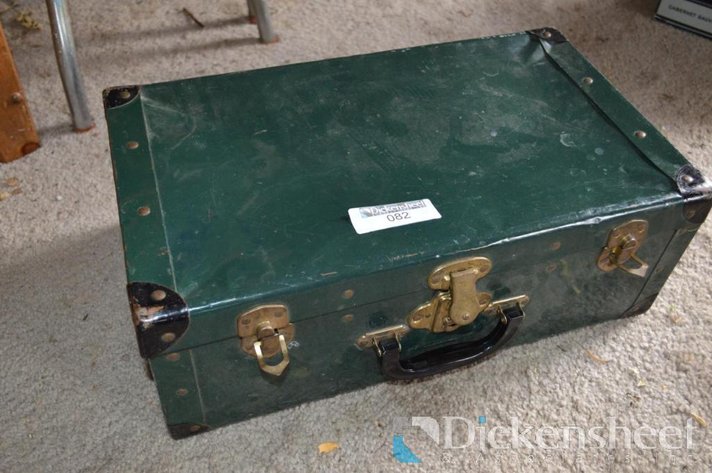 Image for SMALL VINTAGE METAL LUGGAGE