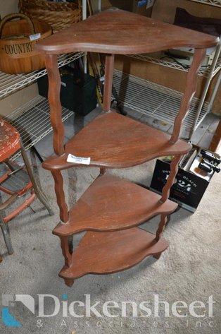 Image for WOOD CORNER SHELF