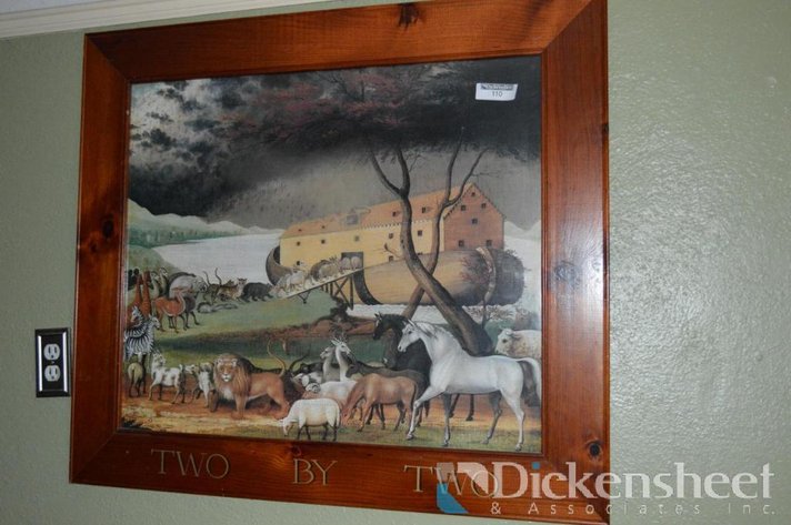 Image for WALL ART - NOAHS ARK FRAMED PIECE