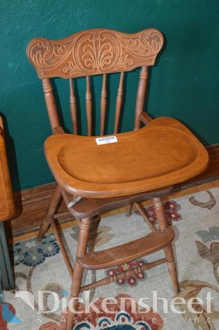Image for ANTIQUE CHILD HIGH CHAIR