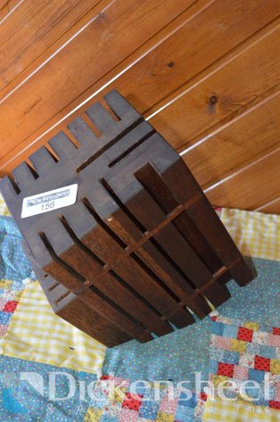 Image for WOOD KNIFE BLOCK