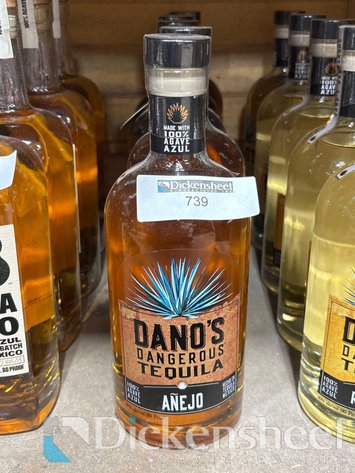 Image for (5) DANO’S DANGEROUS TEQUILA ANEJO 750ML
