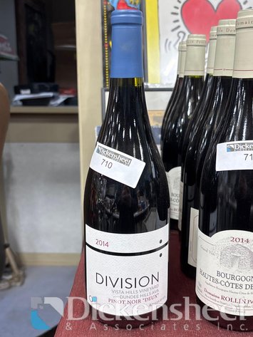Image for (6) 2014 DIVISION PINOT NOIR “DEUX” 750ML