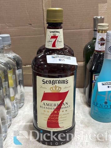 Image for (2) SEAGRAM’S AMERICAN BLENDED WHISKEY 1.5L