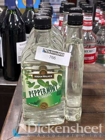 Image for (10) HIRAM WALKER PEPPERMINT SCHNAPPS 375ML