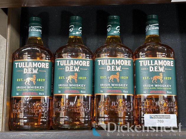 Image for (4) TULLAMORE D.E.W. TRIPLE BLEND IRISH WHISKEY 750ML