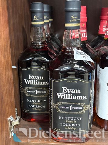 Image for (4) EVAN WILLIAMS KENTUCKY BOURBON 1.75L
