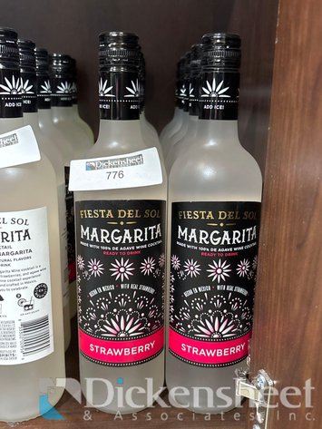 Image for (10) FIESTA DEL SOL STRAWBERRY MARGARITA 750ML