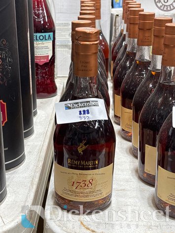 Image for (9) REMY MARTIN 1738 COGNAC FINE CHAMPAGNE  375ML