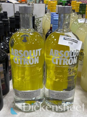 Image for (2) ABSOLUT CITRON VODKA 1.75L