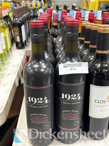 Image for (10) 2021 NINETEEN TWENTY FOUR DOUBLE BLACK RED WINE BLEND 750ML