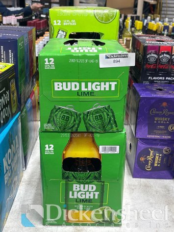 Image for (4) 12 PACKS OF BUD LIGHT LIME