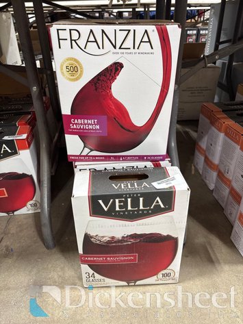 Image for (9) BOXES OF MIXED WINE