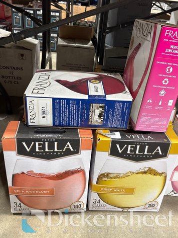 Image for (14) BOXES OF MIXED WINE