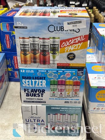 Image for (9) BOXES OF MIXED CANNED DRINKS