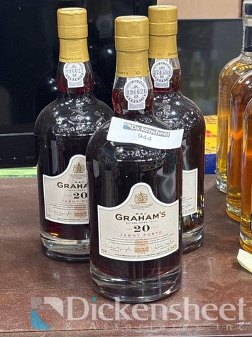 Image for (3) GRAHAMS 20 YEAR TAWNY PORTO 750ML