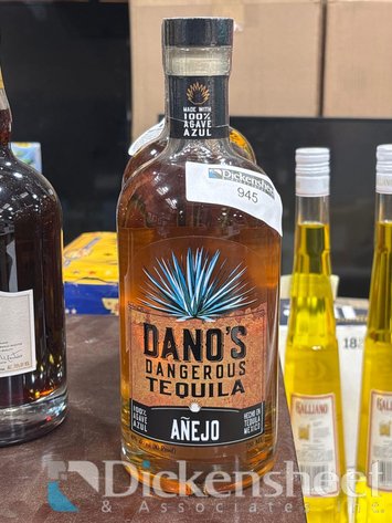Image for (3) DANO’S DANGEROUS TEQUILA ANEJO 750ML