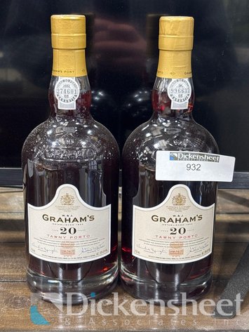 Image for (2) GRAHAMS 20 YEAR TAWNY PORTO 750ML