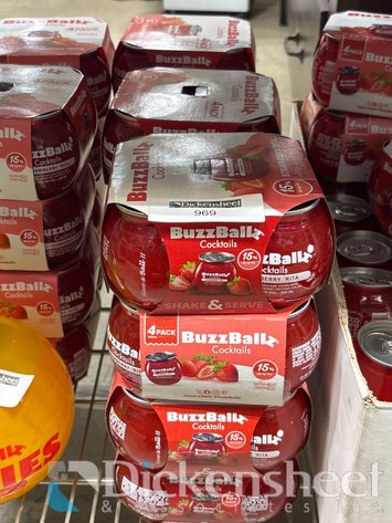 Image for (12) BUZZBALL STRAWBERRY RITA 4 PACKS