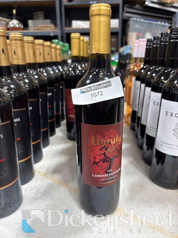 Image for (12) 2023 UNRULY CAB CABERNET SAUVIGNON 750ML