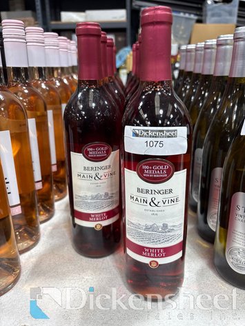 Image for (15) BERINGER WHITE MERLOT 750ML