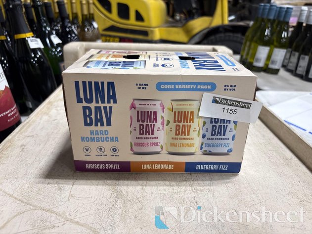 Image for (11) LUNA BAY HARD KOMBUCHA VARIETY 6 PACKS