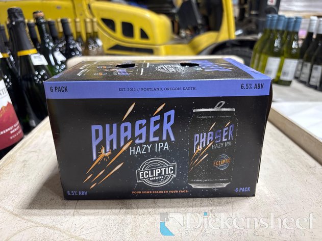 Image for (12) ECLIPTIC BREWING PHASER HAZY IPA 6 PACKS