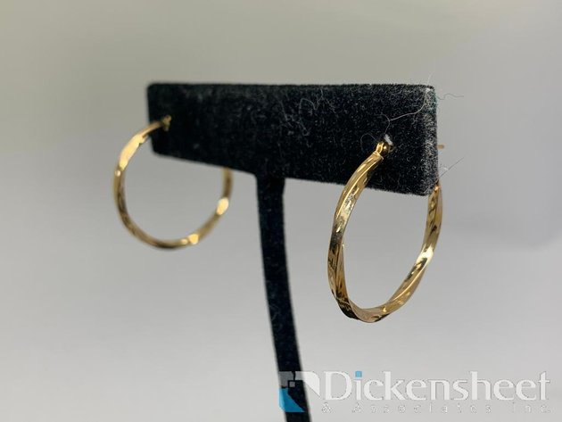 Image for 10KT Yellow Gold Hoop Earrings
