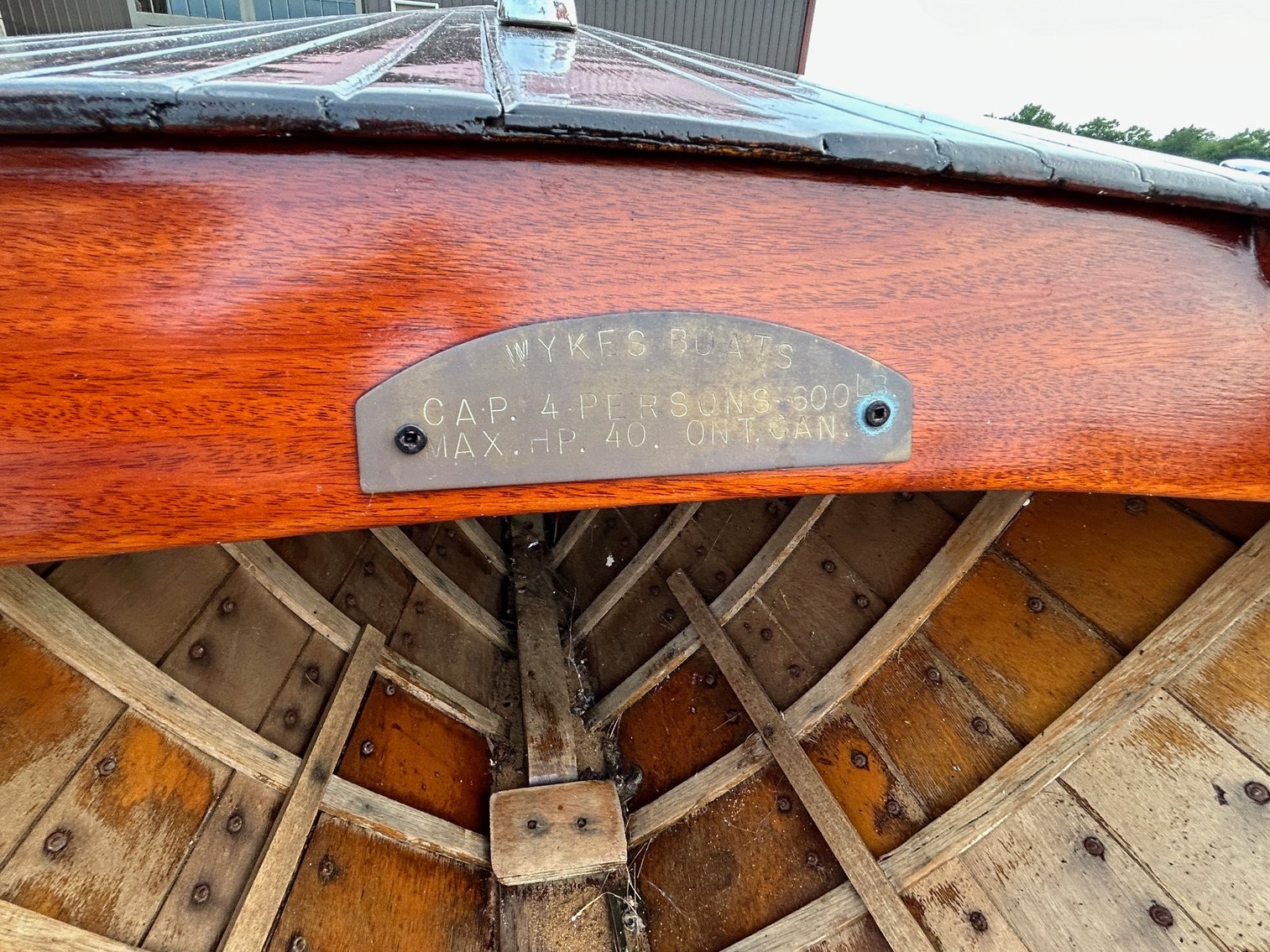 Image for Vintage Wykes 17.5' Outboard Runabout Boat Online Auction – Gilbertsville, PA