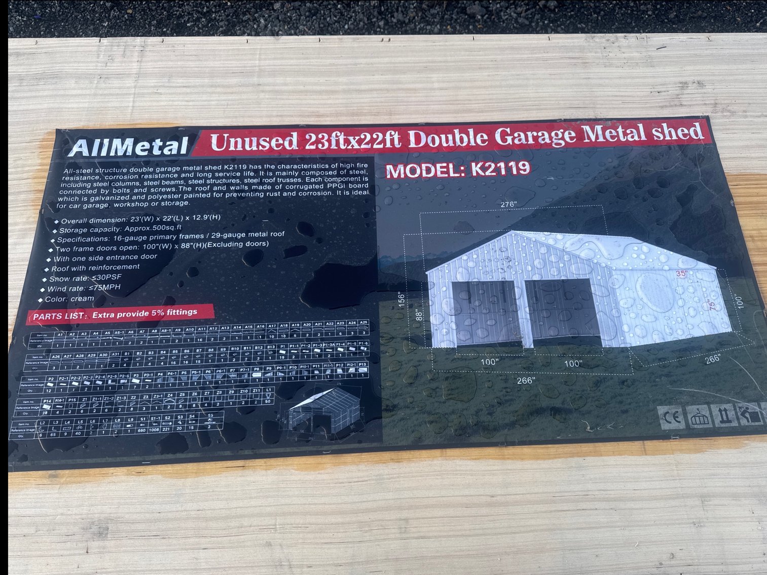 Image for NEW Metal Garages, Sea Containers Gates & Fencing Auction – Bechtelsville, PA
