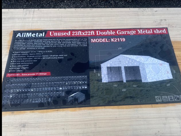 Image for NEW Metal Garages, Sea Containers Gates & Fencing Auction – Bechtelsville, PA